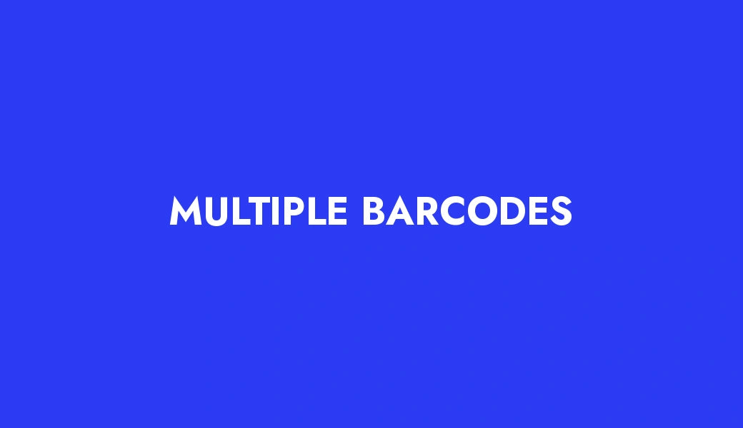 Multiple barcodes on a Shopify product variant