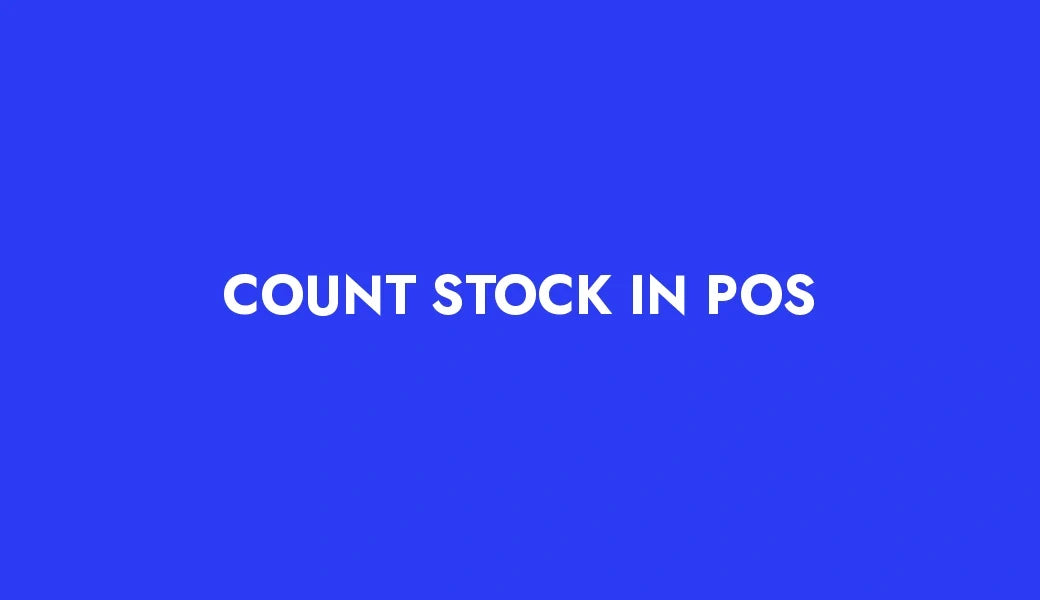 Running a stock count in Shopify POS